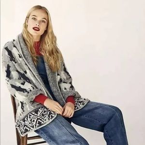 Anthropologie Llama Cardigan Sweater Akemi + Kin